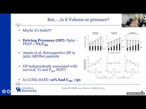 ARDS #2 Ventilatory Management with Dr. Sen (9/4/2024)