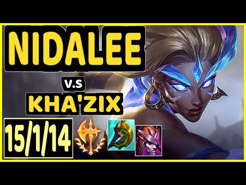 SKEANZ (NIDALEE) vs KHA'ZIX - 15/1/14 KDA JUNGLE GAMEPLAY - EUW Ranked GRANDMASTER