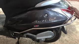 How to open seat lock without key in activa