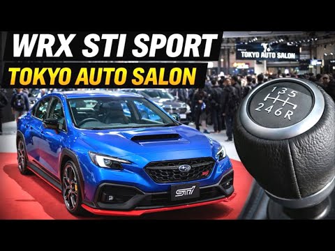 New Subaru WRX STI Sport on Display at Tokyo Auto Salon 2026