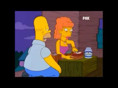 Amber Makes a Sandwich For Homer
