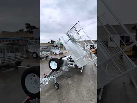 U Beaut Trailers 12x7 3 Way Hydraulic tipper Trailer, 3500kg ATM , 600mm cage