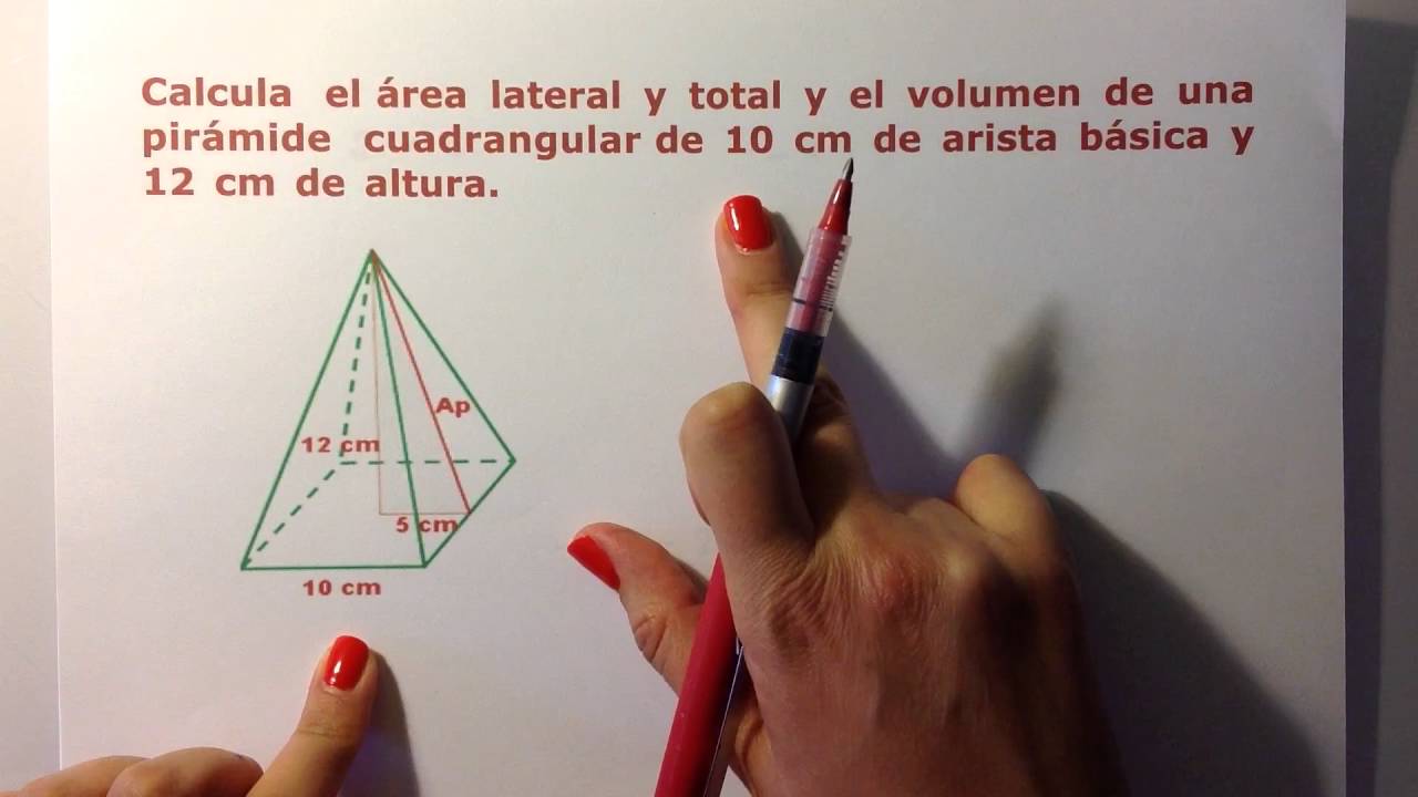 2º ESO: Cálculo de áreas y volúmenes de cuerpos geométricos: Pirámide y Cono