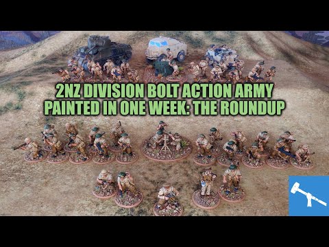 One Week Army Painting: Back in the Saddle With 2NZ Division