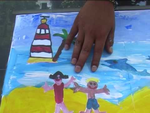 Malaktion im Westend