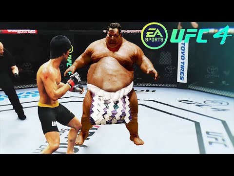 UFC4 Bruce Lee vs Evil Sumo EA Sports UFC 4 -Epic Fight