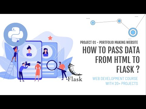 1 HINDI Project 1 Portfolio Making Website Using Flask Creating Home Page