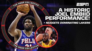 Historic Joel Embiid Performance + Denver Nuggets Continue Lakers Domination 😤 | The Hoop Collective