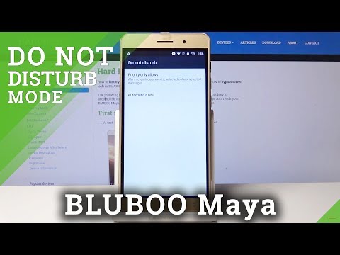 How to Activate Do Not Disturb Mode in BLUBOO Maya – Silent Mode