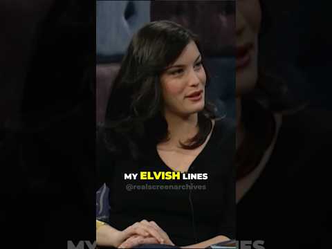 Liv Tyler Speaks Elvish for the First Time