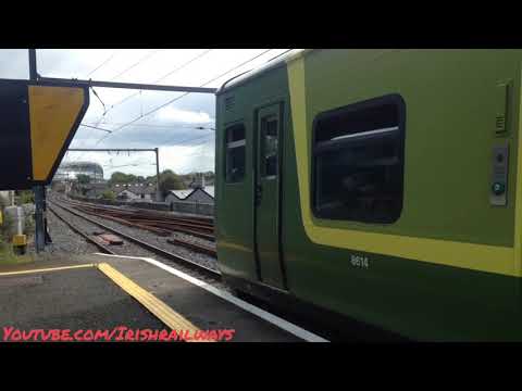 Irish Rail Dart 8633 Departs Grand Canal Dock For Bray