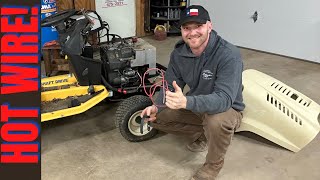 Hot Wire a Lawn Mower & Bypass all Safety Switches!!