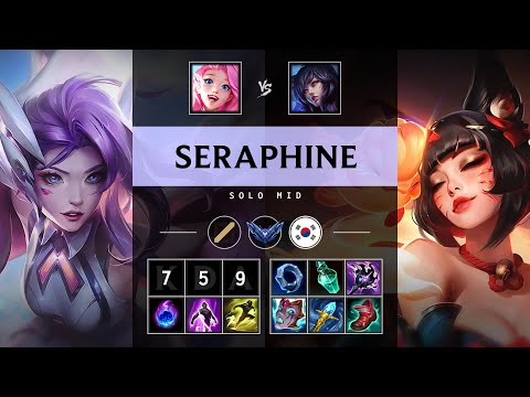 Seraphine Mid vs Ahri - KR Diamond Patch 25.19