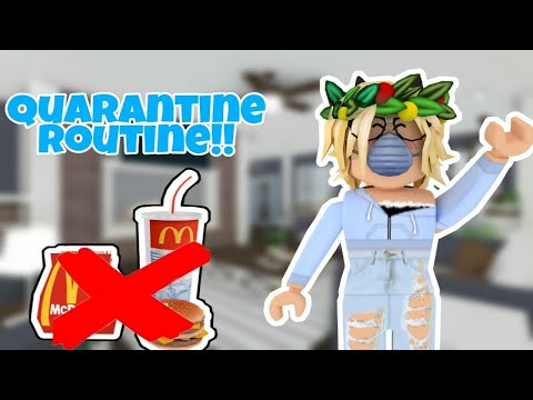 BloxBurg Quarantine Routine | BloxBurg Role Play | (Roblox)