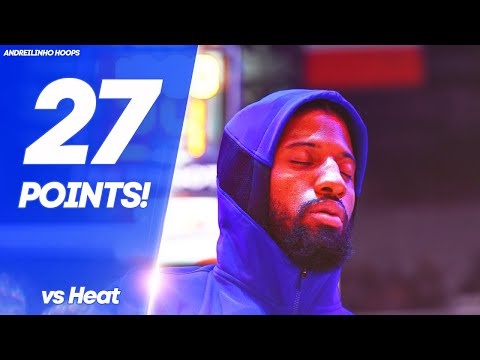 Paul George Full Highlights vs Heat ● 27 POINTS! ● 11.11.21 ● 60 FPS