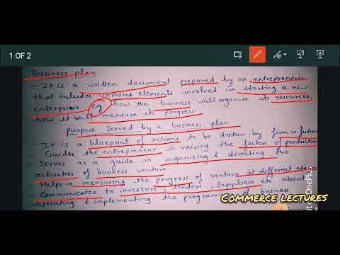 elements of business plan ideal business plan class 11 entrepreneurship notes