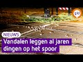 Vandalen zorgen voor overlast op spoorwegovergang Wadenoijen
