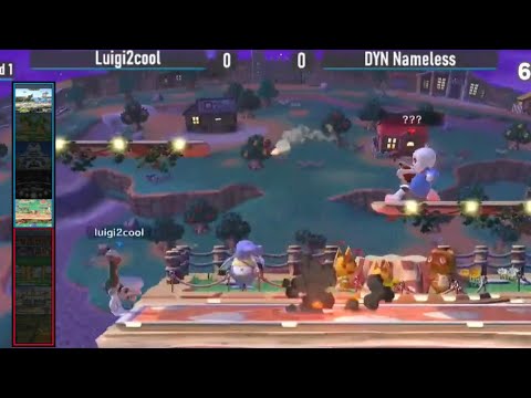 Tri-Plats Only #20 - Winner's R1 - Nameless (Sans) Vs Luigi2Cool - No mic
