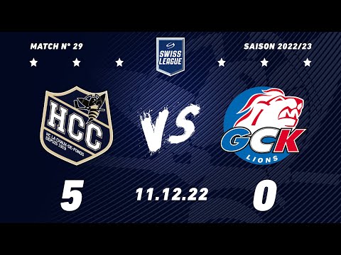 11 décembre 2022 HC La Chaux-de-Fonds – GCK Lions (5-0)