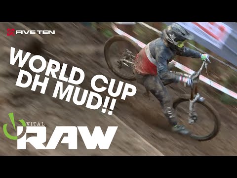 World Cup DOWNHILL MTB MUD! Vital RAW Redux