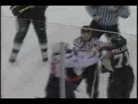 Malkin and Ovechkin Hit January 21, 2008