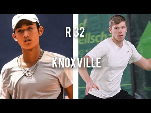 Juncheng Shang (China) VS Lucas Gerch (Germany) | ATP Challenger Knoxville 2022 | Round of 32