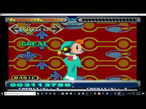 mame 210  dance dance revolution 5th mix - three stages - lil baby - 1080p 60fps uk arcades