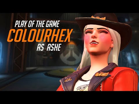 This is How You SOLO CARRY with Ashe – Colourhex! POTG! [Overwatch 2 Season 18 Top 500]