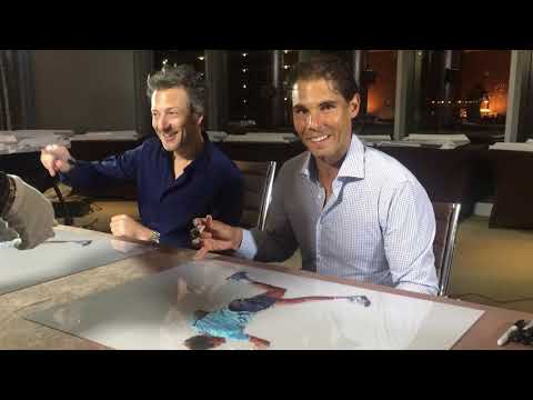 "LETS TALK ART" with Brett Maly. "VAMOS!" (Rafael Nadal)