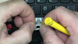 Lenovo ThinkPad X1 Carbon 8th Gen Laptop How to Key Cap Repair