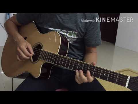 XIN EM ĐỪNG KHÓC VU QUY- phuong anh - ghita solo.