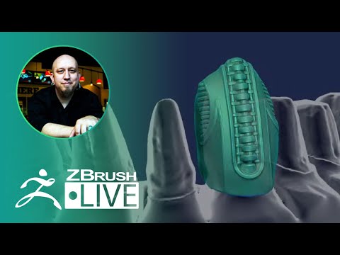 Design Tooth Jewelry Caps in 3D #withme ! -T.S. Wittelsbach - ZBrush 2021