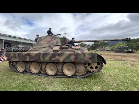 the panther tank AusArmour fest 2022. The Australian  Armour and Artillery museum.