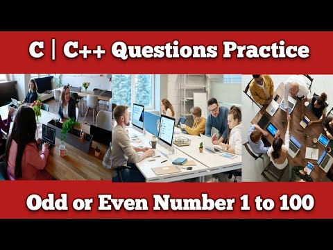 Learn 7 C Programming Questions Practice How to print Odd or Even ...