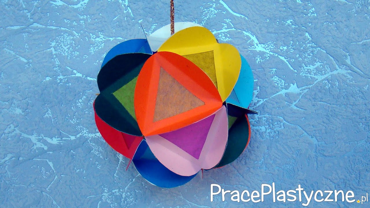 Bombka z papieru