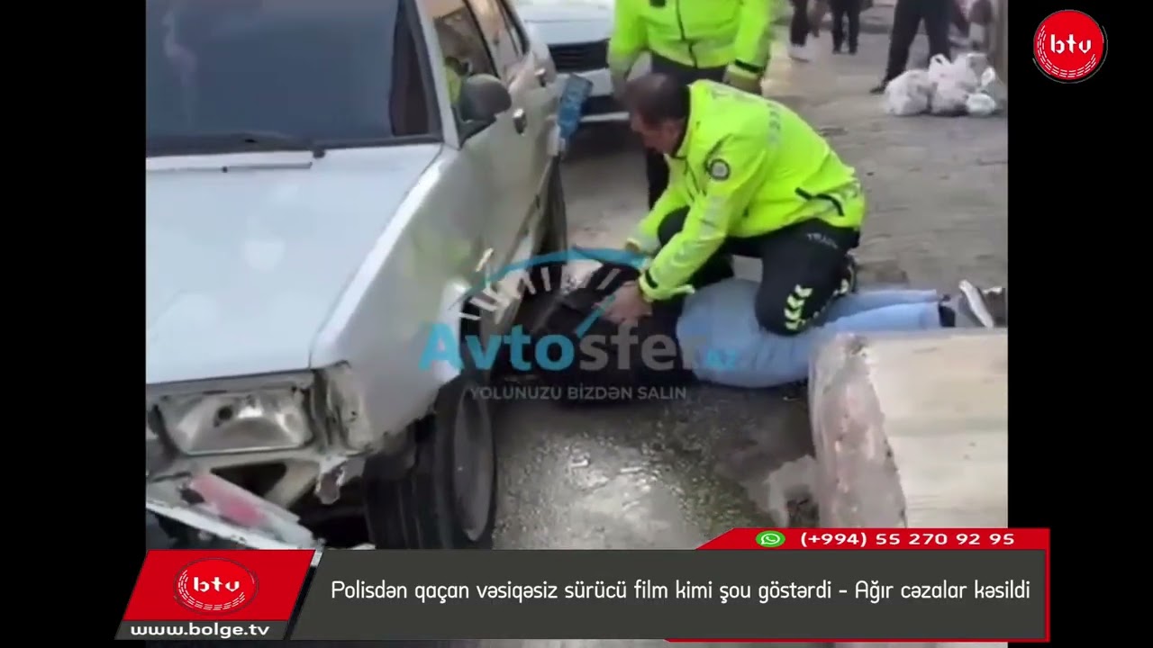 Polisdən qaçan vəsiqəsiz sürücü film kimi şou göstərdi – Ağır cəzalar kəsildi