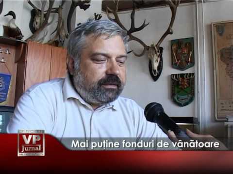 Mai puţine fonduri de vânătoare