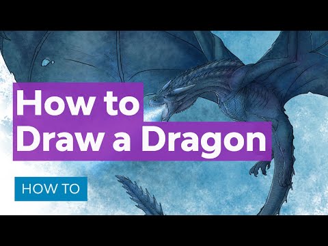 How to Draw an Ice Dragon from Game of Thrones