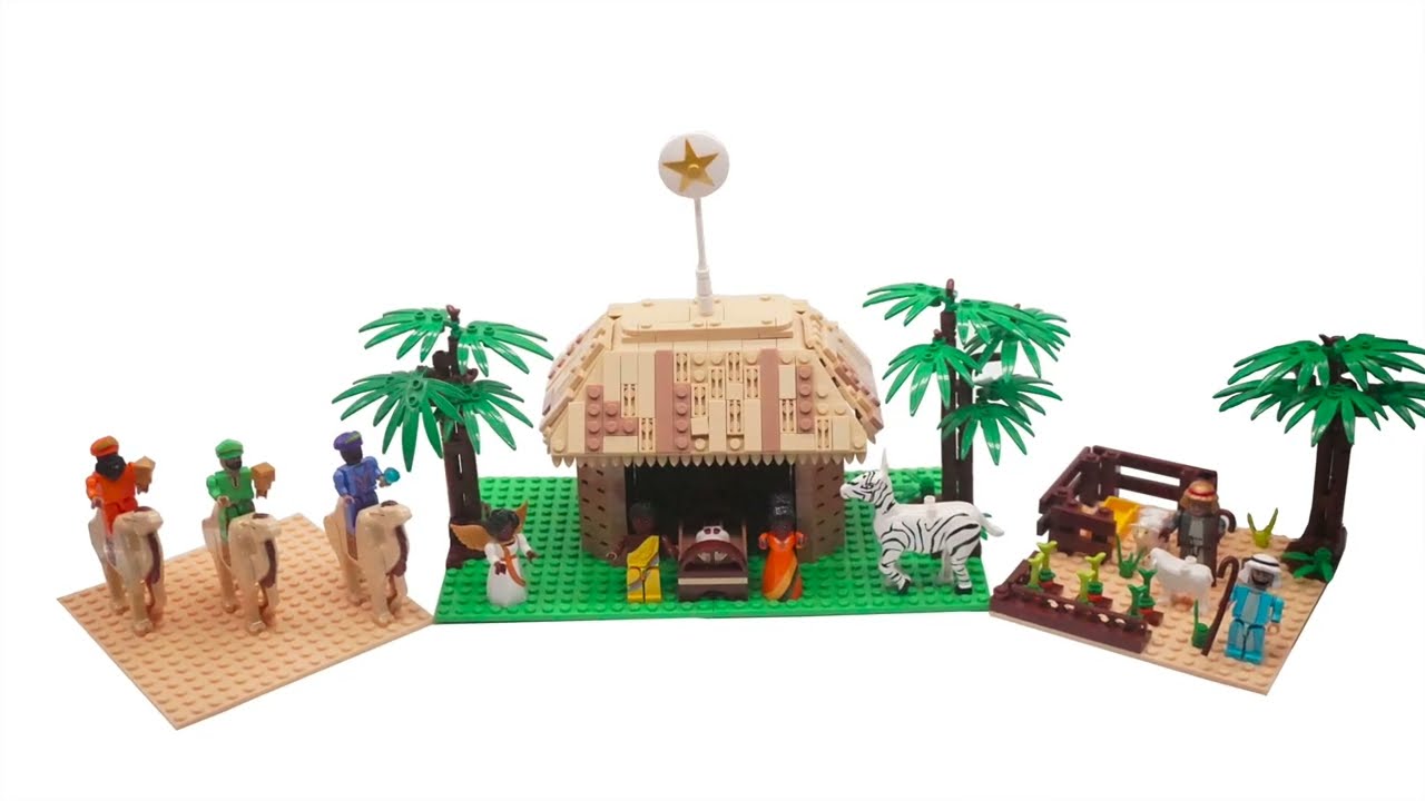 African Nativity by Nativity Bricks