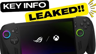 ROG Xbox Ally: Release Date and Price LEAKED!!