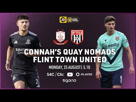 FULL MATCH: Connah's Quay Nomads v Flint Town United | JD Cymru Premier | English Commentary