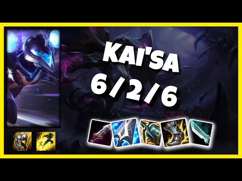 Kai'Sa 11.1 Gameplay Challenger Replay Bot Lane - S11 (6/2/6) - TURKISH