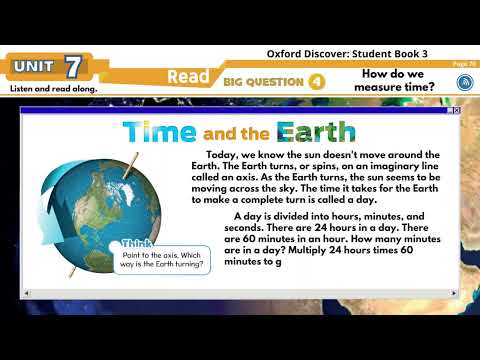 Oxford Discover 3   Unit 7    Time and the Earth