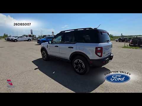 2026 Ford Bronco Sport Outer Banks 4x4 in White for sale at Drayton Valley Ford in Drayton Valley, AB