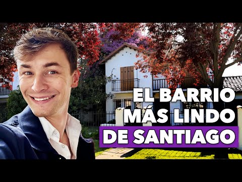 This would be the most beautiful neighborhood in Santiago. And it's located in Ñuñoa.