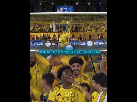 Ronaldo Celebrates With IShowSpeed 🥶😂