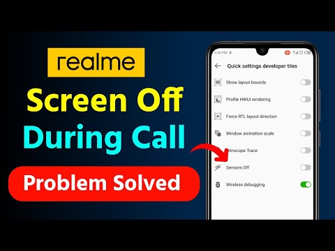 Realme Screen Off During Call | Realme Mobile Call Screen Off Problem