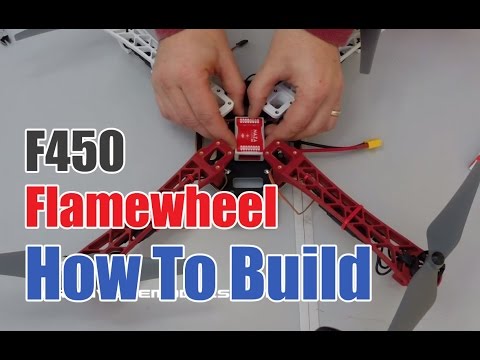 How to build the DJI F450 Flamewheel Drone with Naza Flight Controller and DT7 Radio