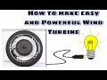 DIY Making Wind Generator From Electric Bike Wheel Very Easy Testing And Whats Inside