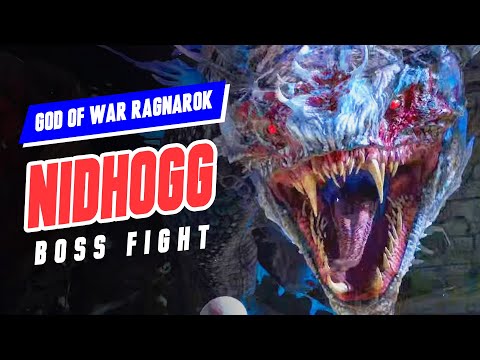 How to defeat the NIDHOGG in God of War Ragnarok - boss 10 - #godofwarragnarok #ps5